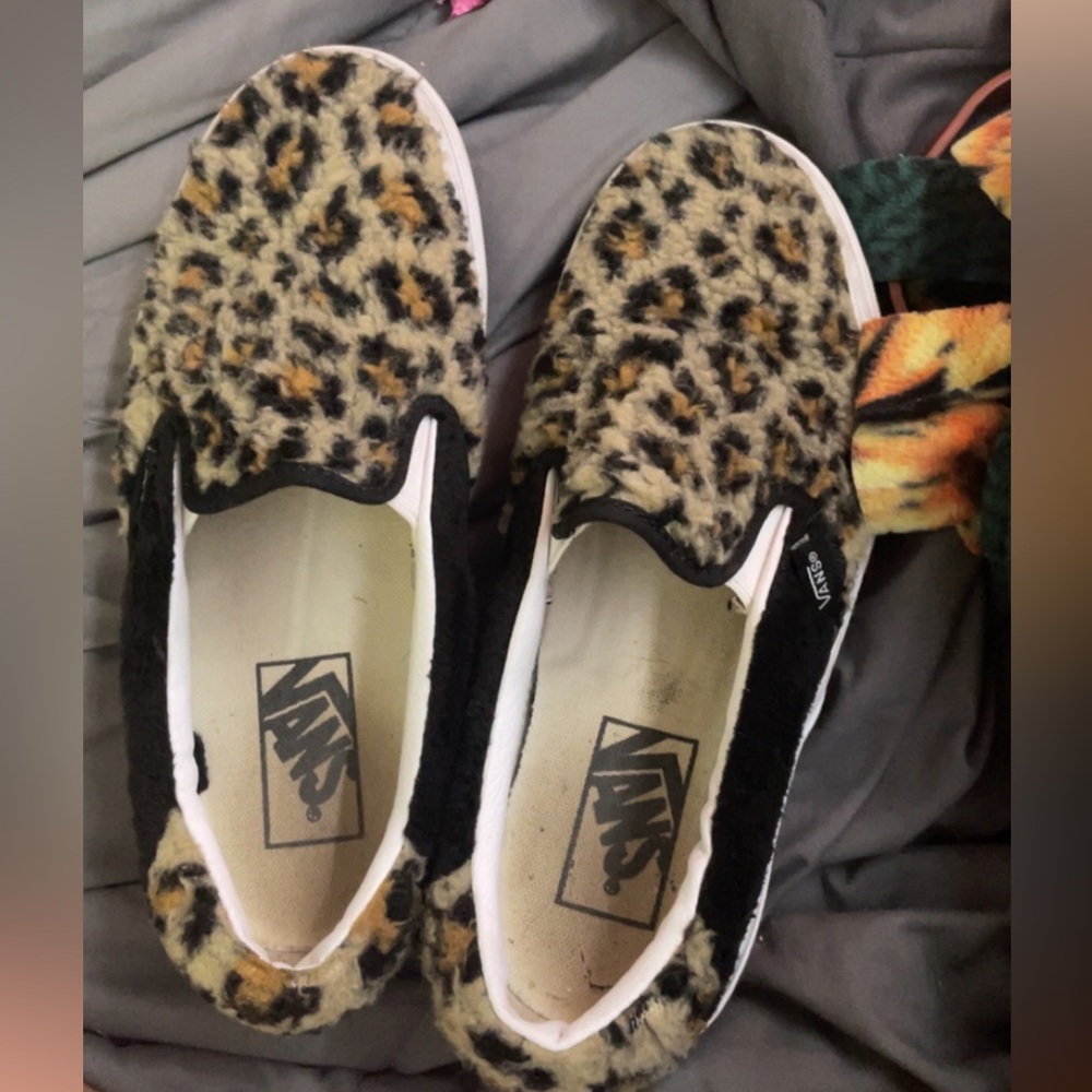 Cheetah print vans